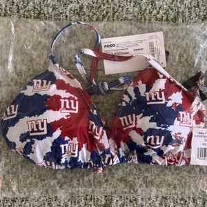 Foco NFL apparel - bikini top - New York Giants 
- Women’s M - New with tags